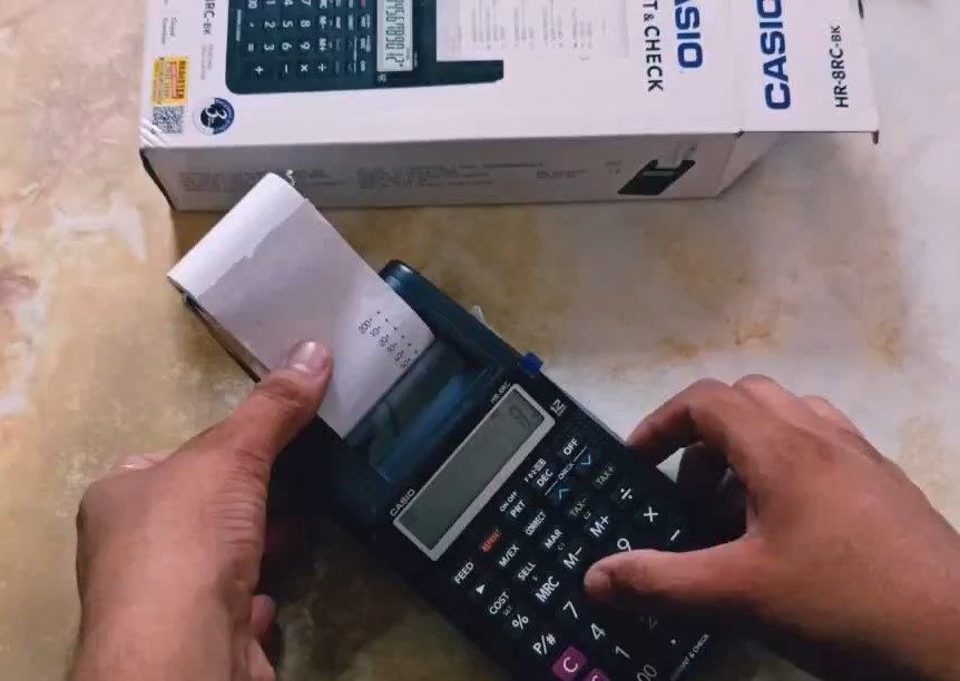 Calculatrice à imprimante Casio — photo 4